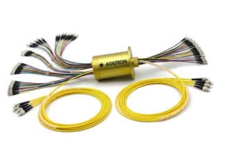 Fiber Optic+Electric Slip Ring — 1 Channel