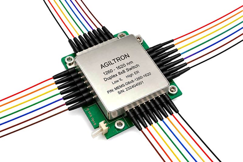 MEMS NxM Fiber Optical Switch Latching, 65dB On/Off 1 MEMS NxM Fiber Optical Switch Latching, 65dB On/Off